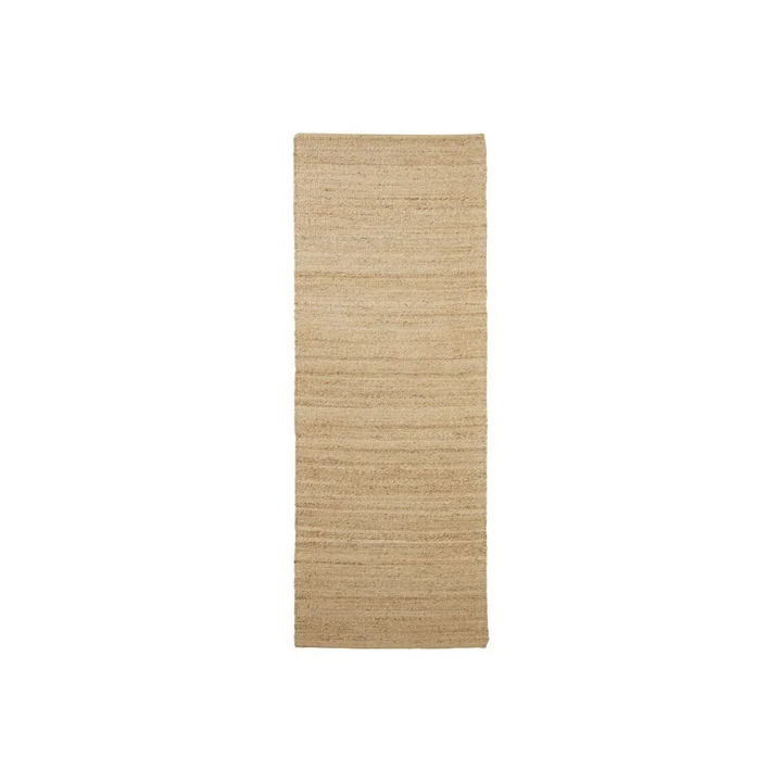 Le tapis Hempi de House Doctor en naturel, 300 x 90 cm