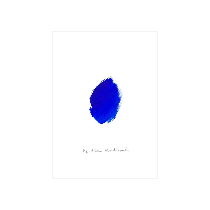 Le Bleu I Affiche, 30 x 40 cm de Paper Collective