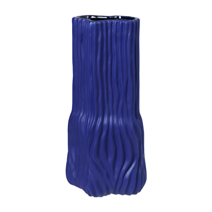 Le vase Magny de Broste Copenhagen en bleu foncé, H 43 cm