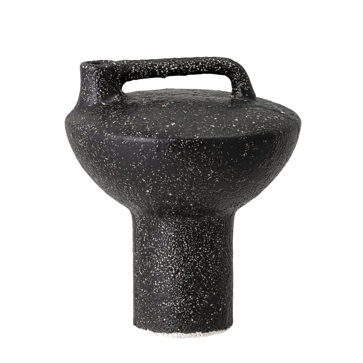 Le vase Lori de Bloomingville , H 19,5 cm, noir
