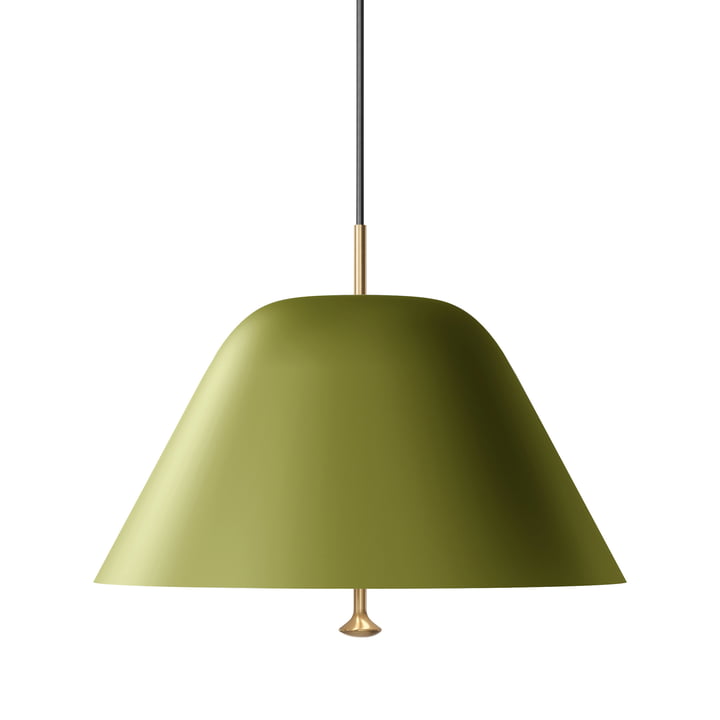 Levitate Lampe à suspendre, Ø 40 cm, vert sauge / laiton de Audo