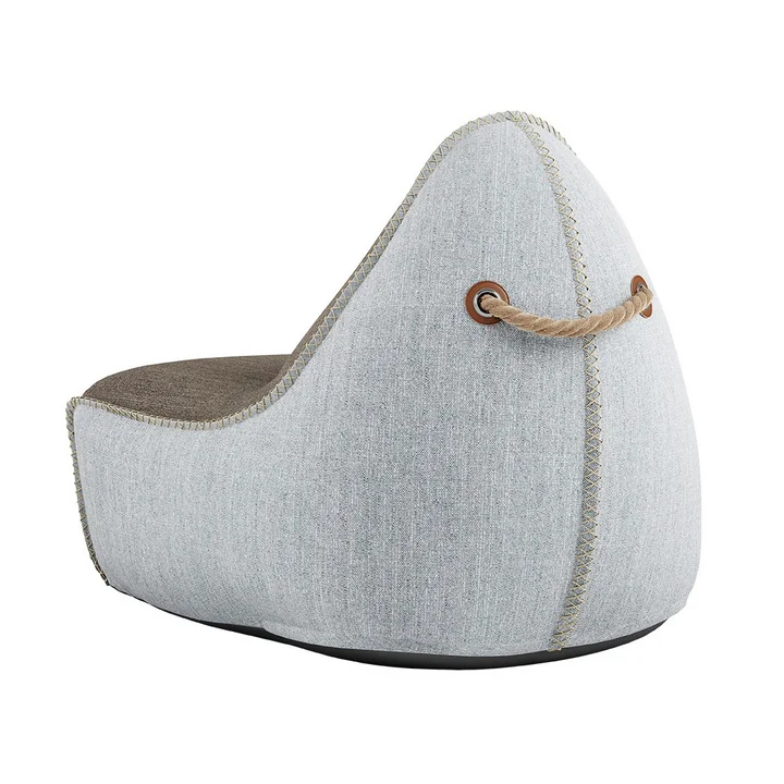 Sack it - Retro it Outdoor Pouf, brun / blanc