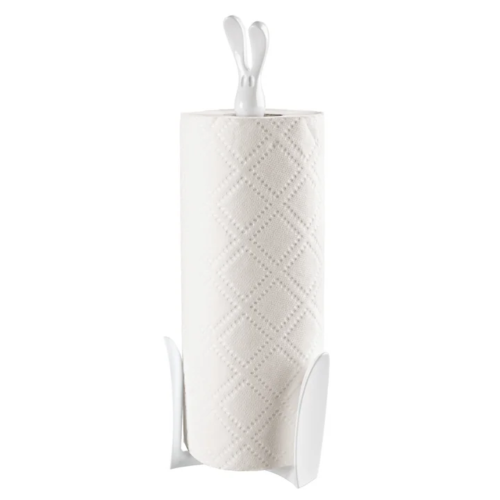 Le porte-rouleau de cuisine ROGER de Koziol en cotton white