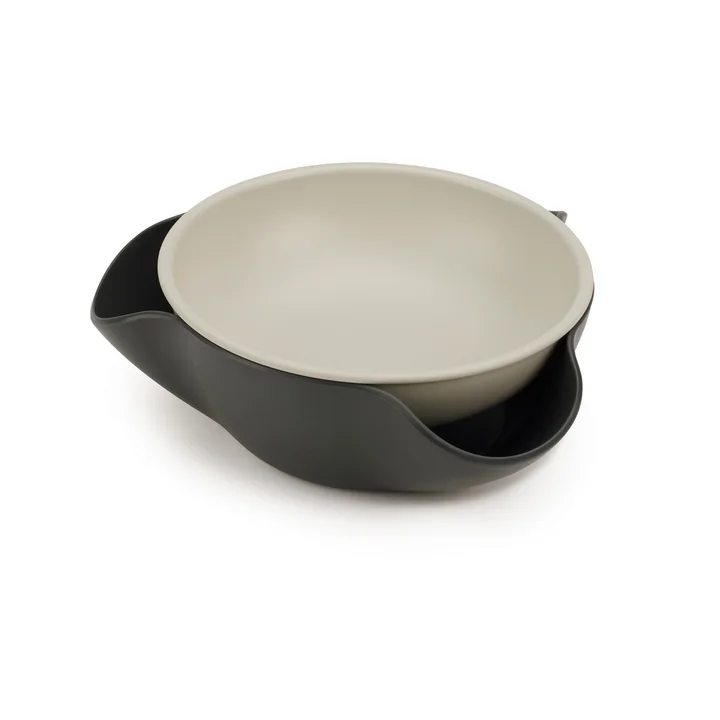 Le bol de service gris Double Dish de Joseph Joseph