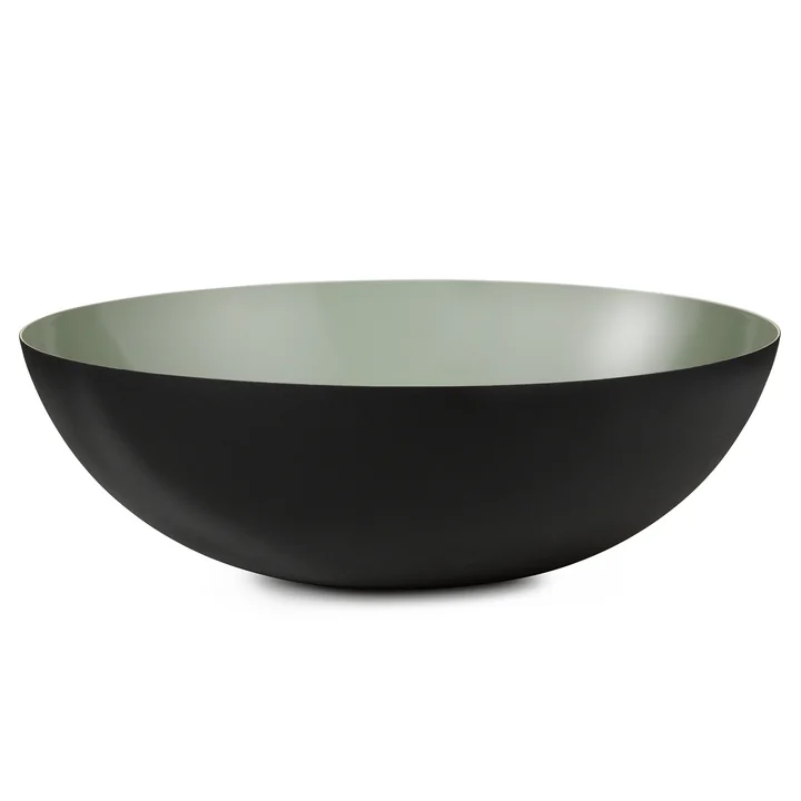 Le Krenit Bol de Normann Copenhagen , 12 x Ø 38 cm, vert poussiéreux