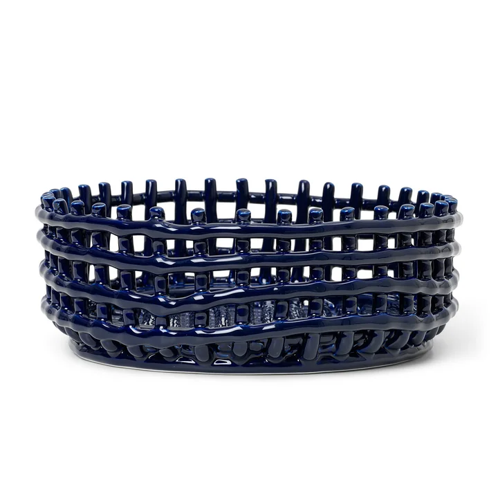 La céramique Centerpiece de Ferm Living en bleu