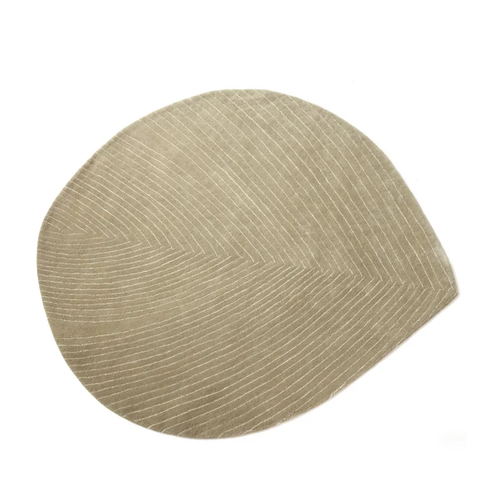 Quill Tapis M, 124 x 142 cm, vert olive de nanimarquina