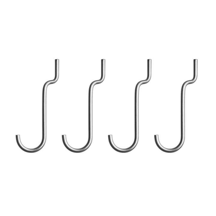 Crochets pour Outdoor étagère, verticale, en acier (jeu de 4) de String
