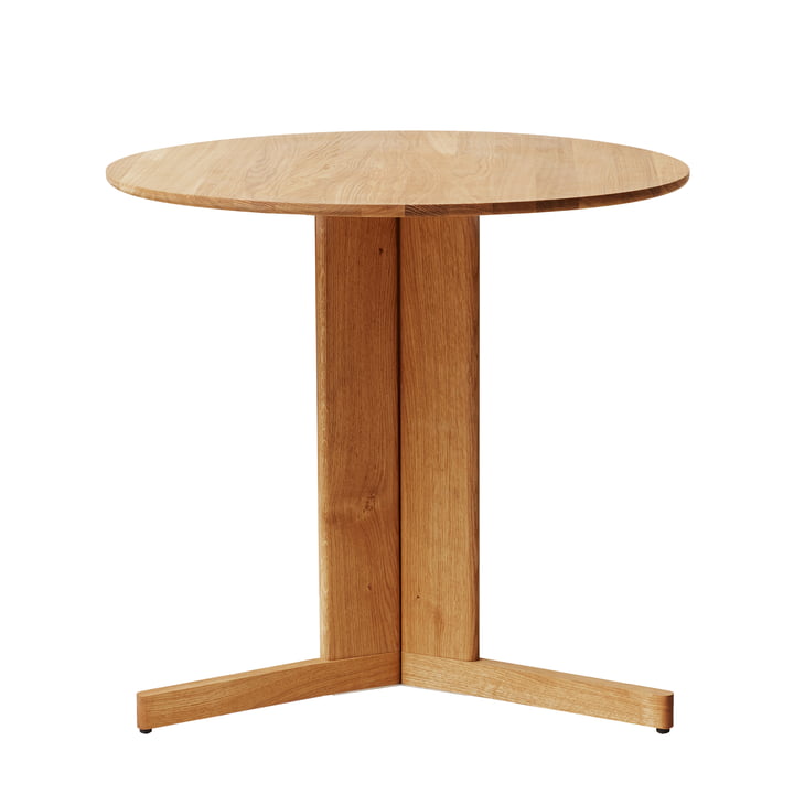 Trefoil Table, Ø 75 cm, chêne de Form & Refine