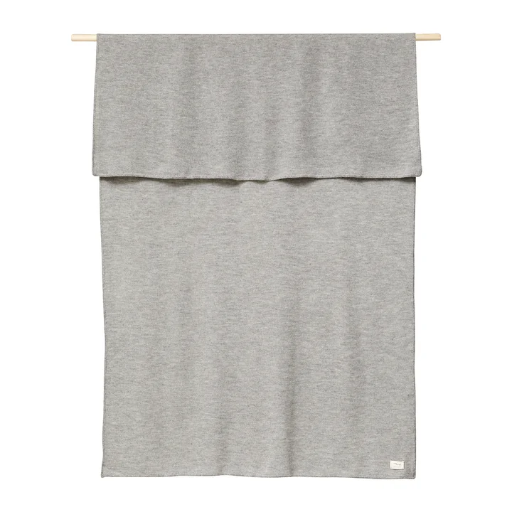 Aymara Couverture, 130 x 190 cm, gris uni de Form & Refine