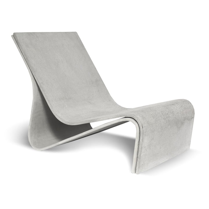 Le fauteuil Sponeck Outdoor de Eternit , 78 x 50 x 60 cm, gris naturel