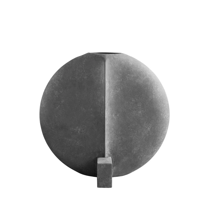 Le vase Guggenheim Large de 101 Copenhagen, gris foncé