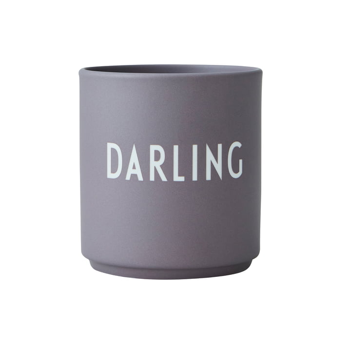 Le mug en porcelaine AJ Favourite de Design Letters , Darling / dusty purple