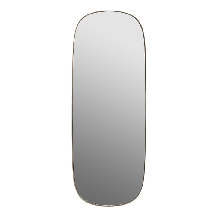 Le Framed Mirror , large de Muuto , taupe / verre clair