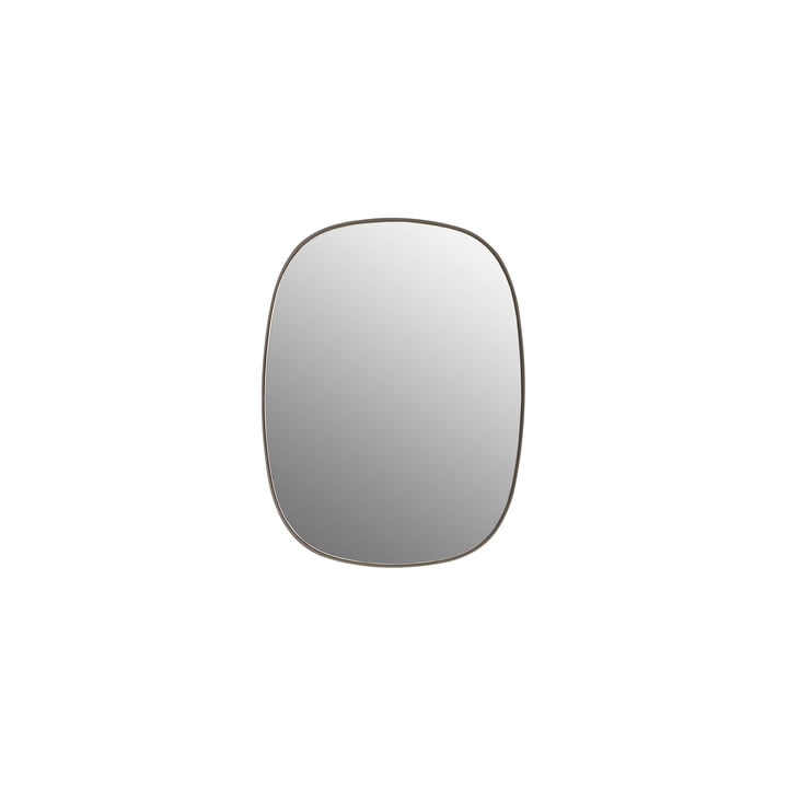 Le Framed Mirror , small from Muuto , taupe / verre clair