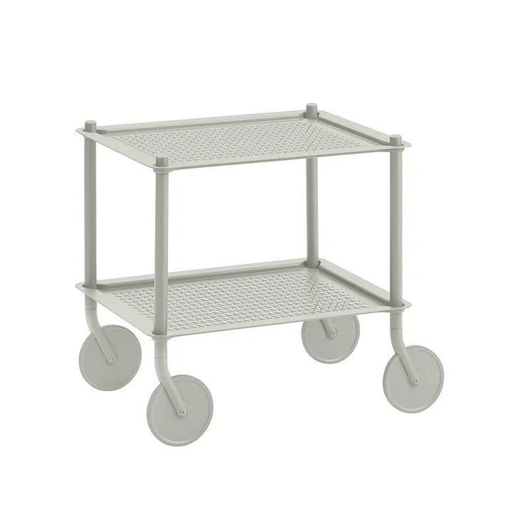 Le chariot d'appoint Flow de Muuto , 2 étages, gris
