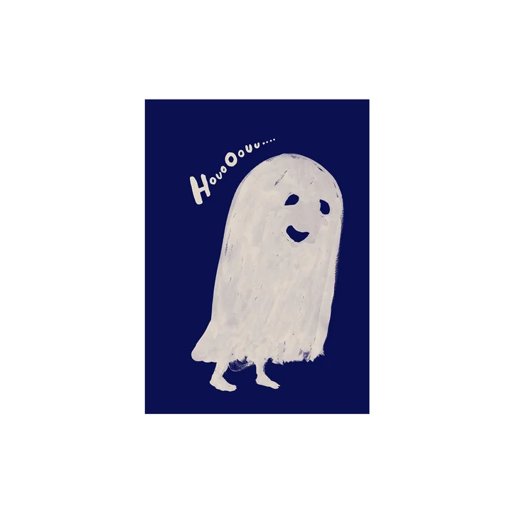 HouoOouu Affiche 30 x 40 cm de Paper Collective en blanc