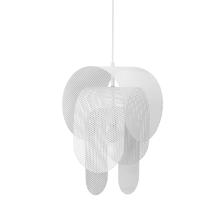 La lampe à suspension Superpose de Normann Copenhagen en blanc