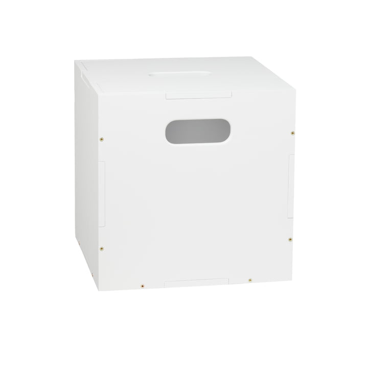 La boîte de rangement Cube de Nofred en blanc