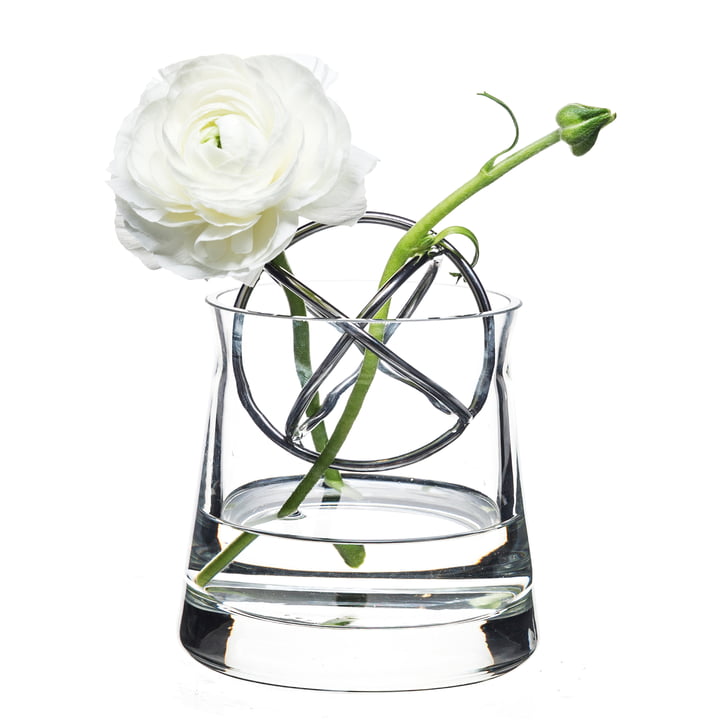 Sphere Vase Petit, en acier inoxydable de Born in Sweden