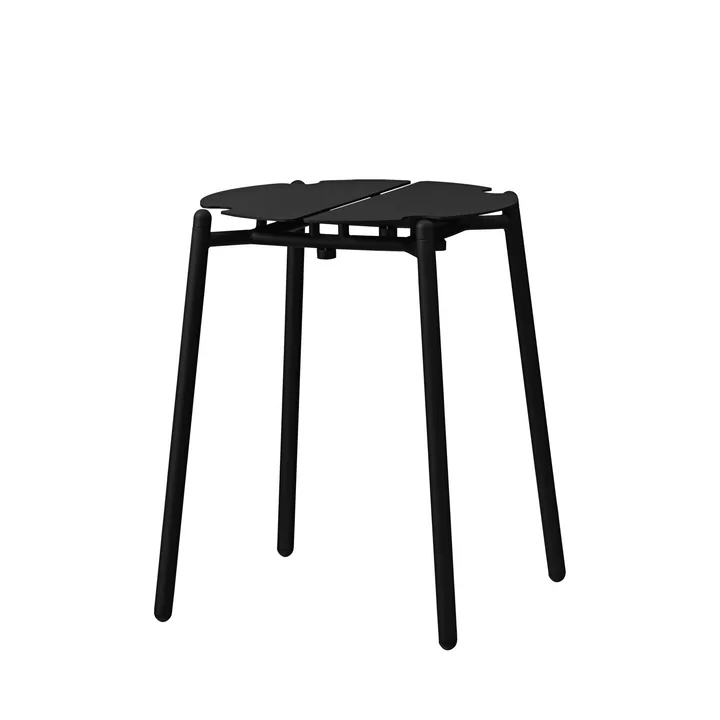 Le tabouret Novo de AYTM , H 45 cm, noir