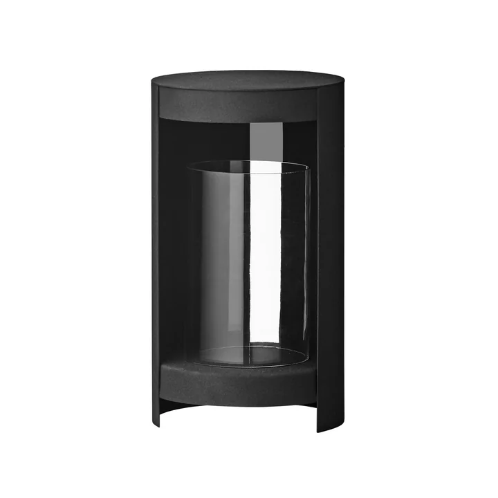 Le Ora Lumière du vent de AYTM , Ø 15,5 x H 28,2 cm, noir