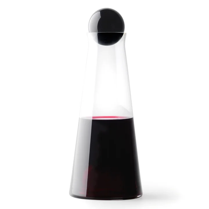 Fia Carafe H 25 cm de Design House Stockholm en clair / noir
