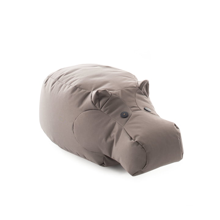 L'animal de jeu Happy Zoo Hippo de Sitting Bull , gris-brun