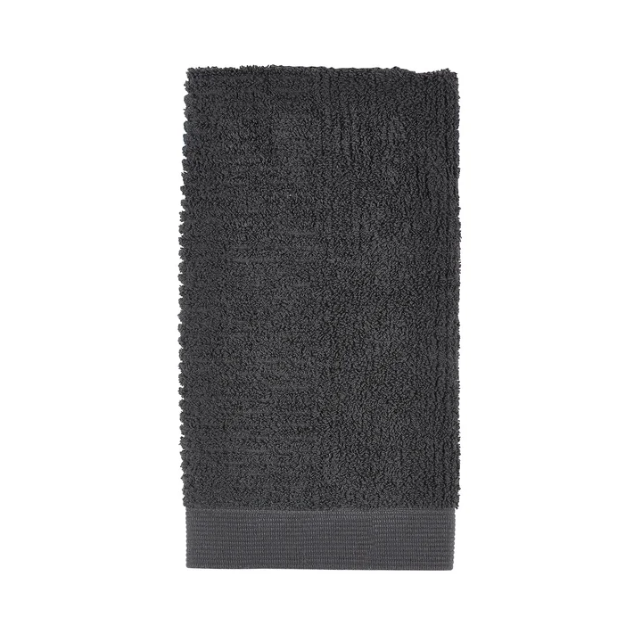 Le Classic Serviette de toilette de Zone Denmark , 50 x 100 cm, anthracite
