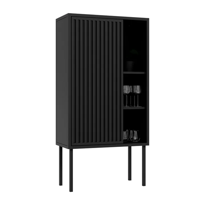 Le Cabinet de Nichba Design , noir
