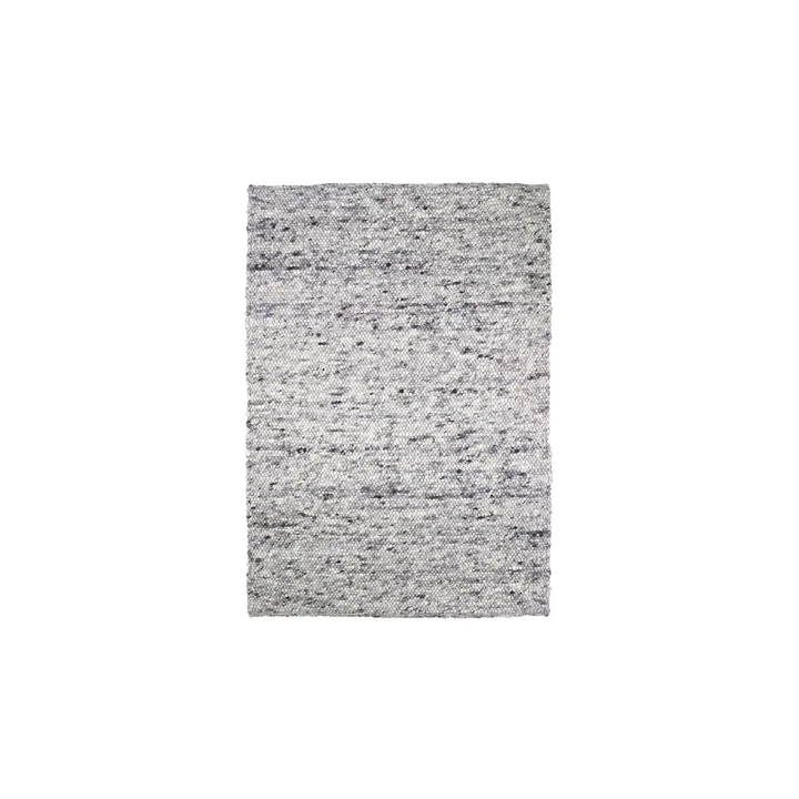 Le tapis boule de feutre Pebble de Collection , 140 x 200 cm, gris chiné