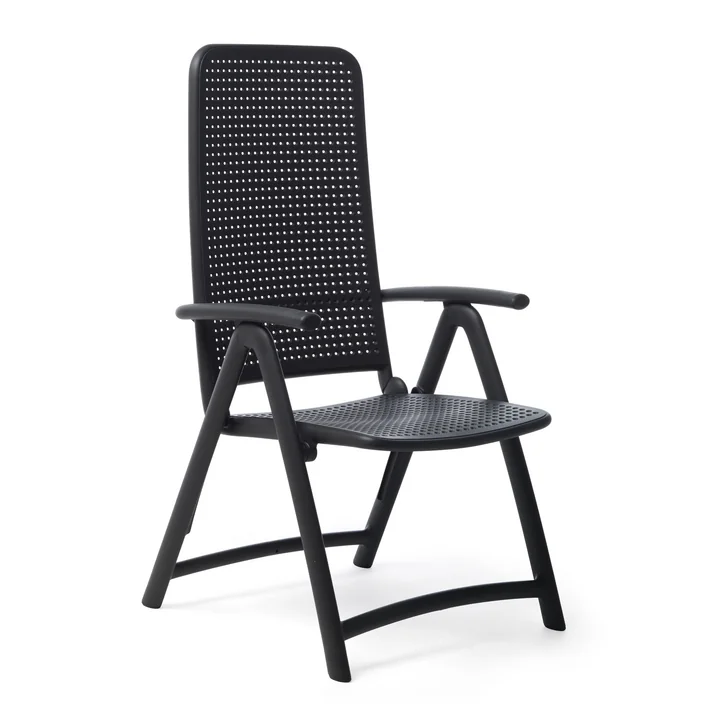 Le fauteuil pliant Darsena Relax de Nardi , anthracite