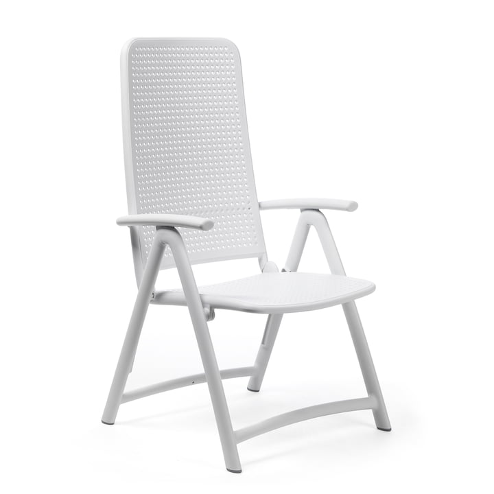 Le fauteuil pliant Darsena Relax de Nardi , bianco