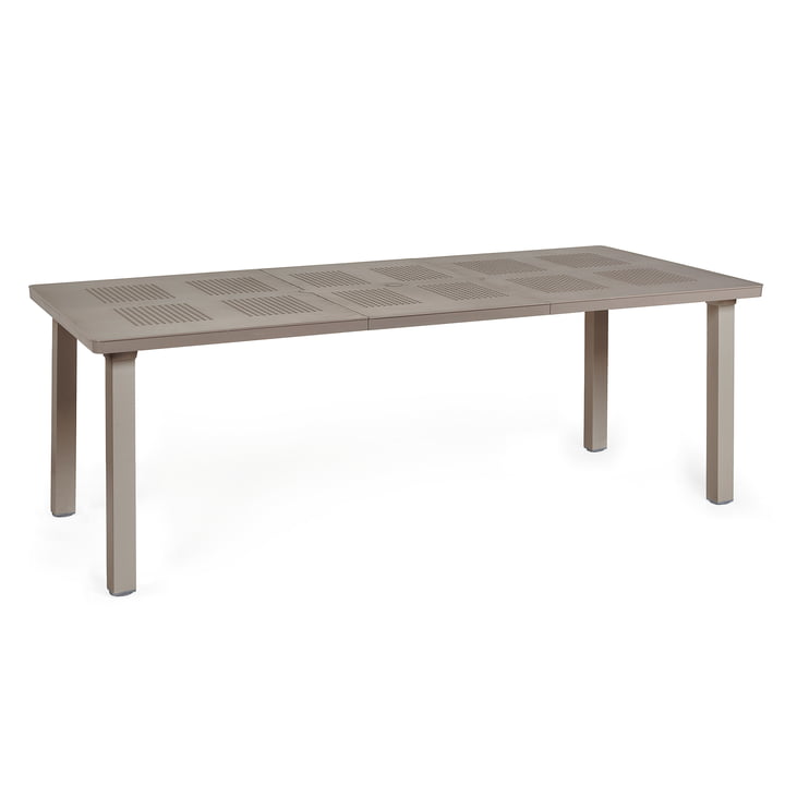 La table à rallonge Levante de Nardi , 160 / 220 cm, tortora