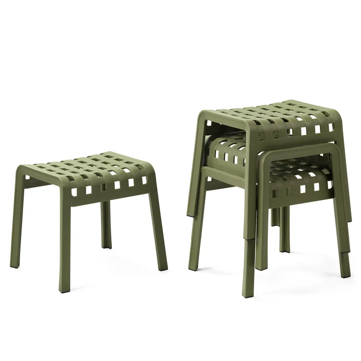 Le tabouret Poggio de Nardi est empilable