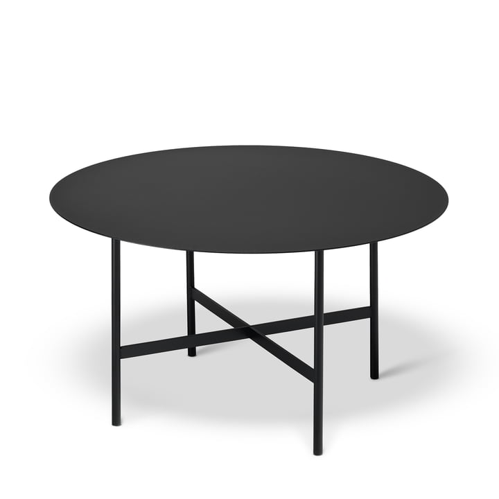 BETA Table d'appoint Ø 64 cm de Müller Möbelfabrikation en noir profond