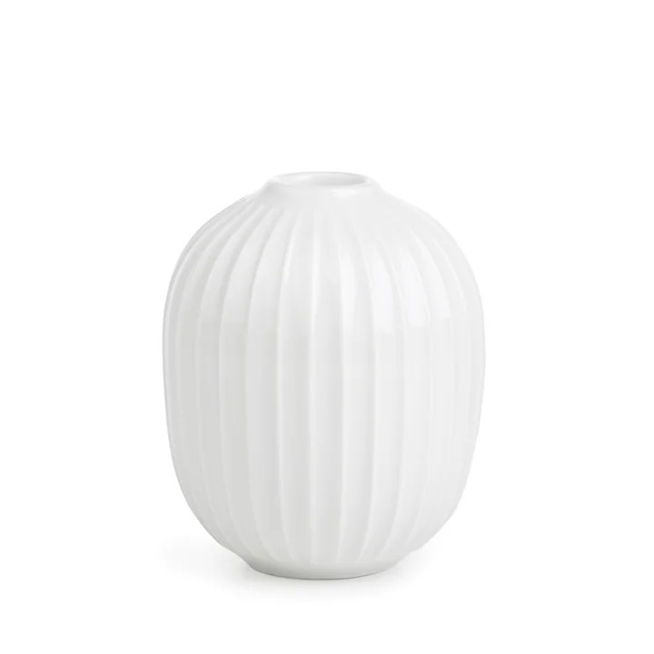 Hammershøi Bougeoir Ø 8,5 x H 10 cm de Kähler Design en blanc