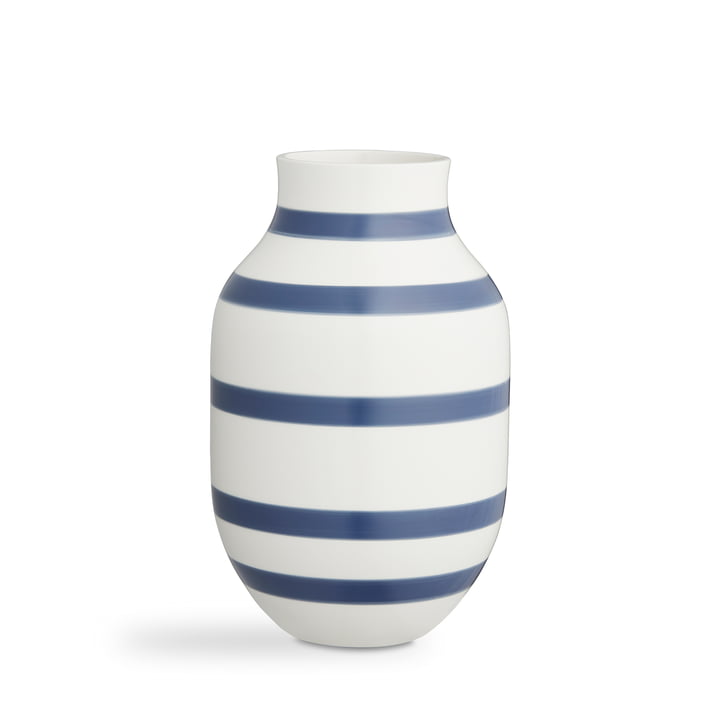 Omaggio Vase H 31 cm de Kähler Design en bleu