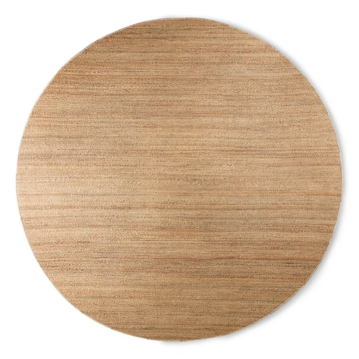 Le tapis de chanvre de HKliving , Ø 250 cm, naturel