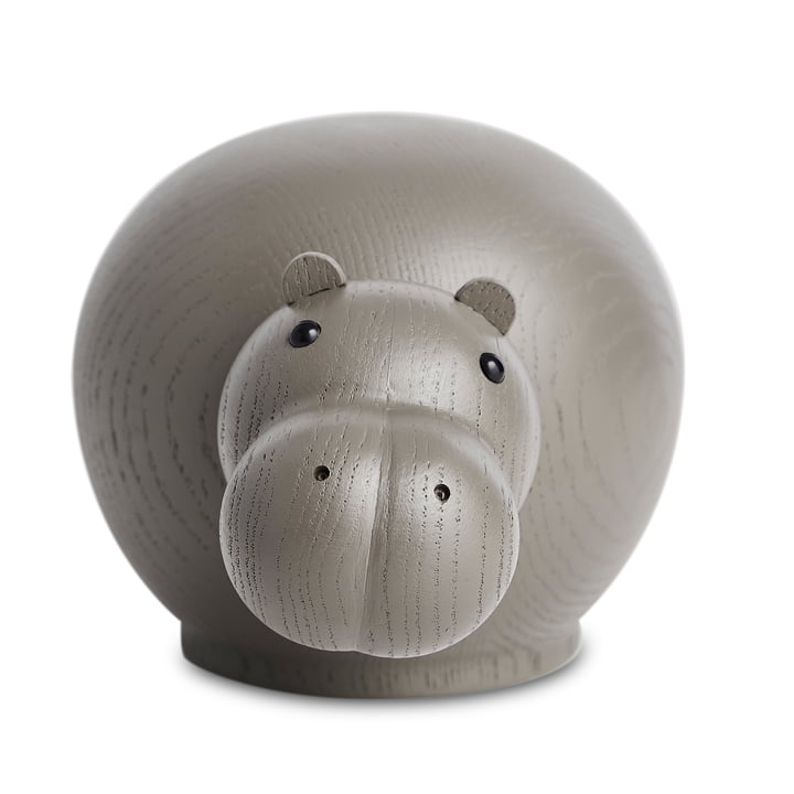 Hibo Hippo medium de Woud en chêne laqué taupe