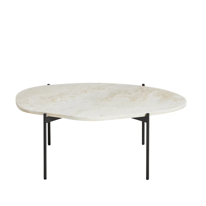 La Terra Table d'appoint grande de Woud en ivoire