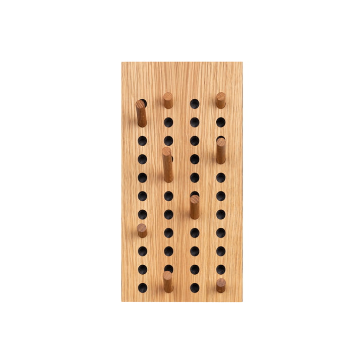 Scoreboard Petit portemanteau vertical de We Do Wood en chêne naturel