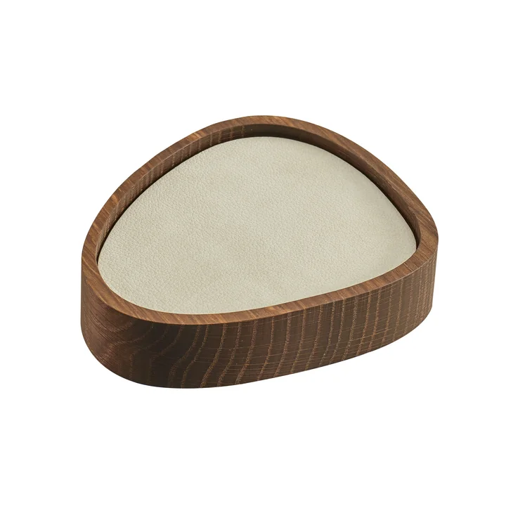 Wood Box Curve S 12,5 x 14 cm de Lind DNA en chêne fumé