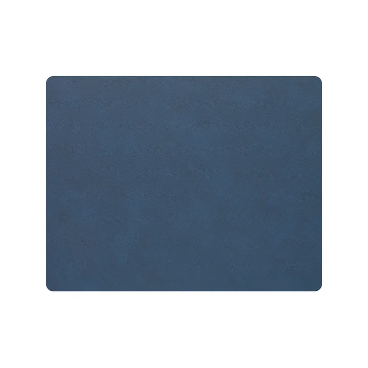 Set de table Square L 35 x 45 cm de Lind DNA à Nupo midnight blue