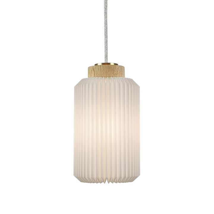 Cylinder Lampe suspendue Ø 14 x H 24 cm par Le Klint en chêne clair