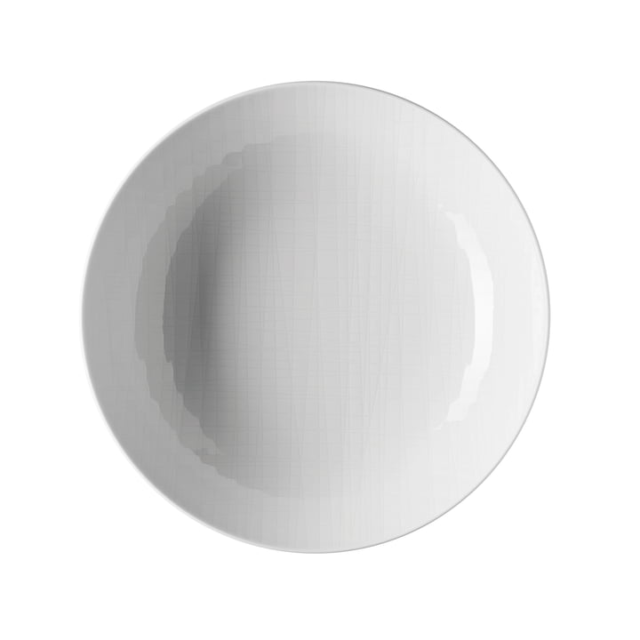 L'assiette Mesh de Rosenthal , Ø 21 cm de profondeur, blanche