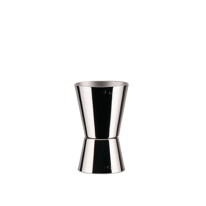 L 865 Cruche à mesurer 4 cl de Alessi en acier inoxydable