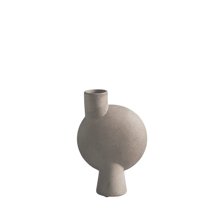 Sphere Vase Bubl Medio de 101 Copenhagen en taupe