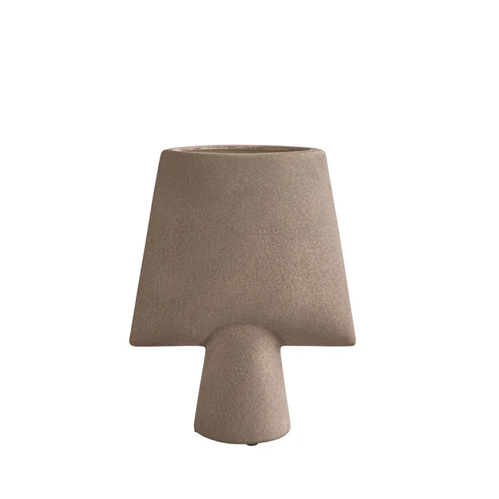 Sphere Vase Square Mini de 101 Copenhagen en taupe