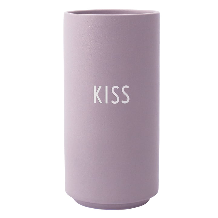 AJ Vase en porcelaine préféré de Design Letters , Kiss / lavande